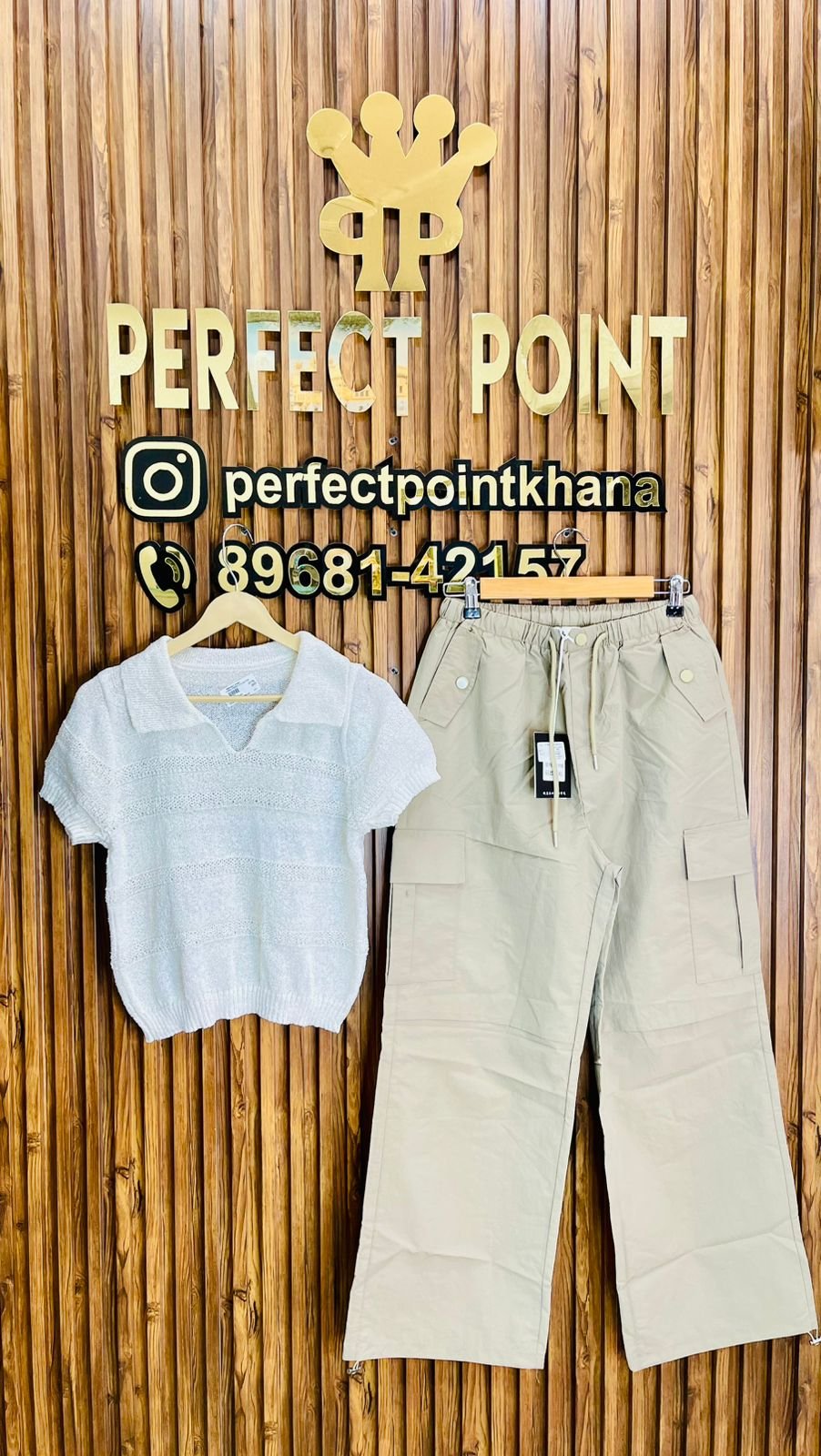 Towel Fabric Tops with Cargo